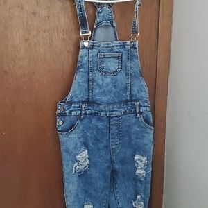 Ladies Blue Jean Overalls